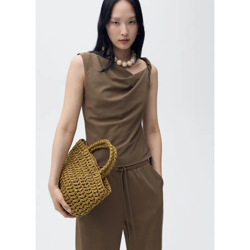 MANGO - Top Casual Mujer Mango