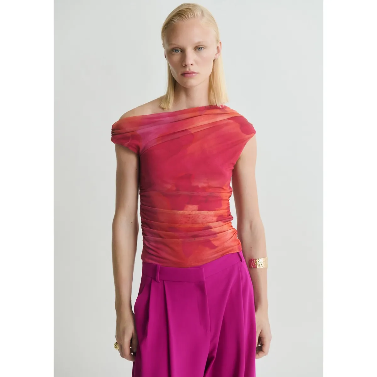 MANGO - Top Casual Mujer Mango