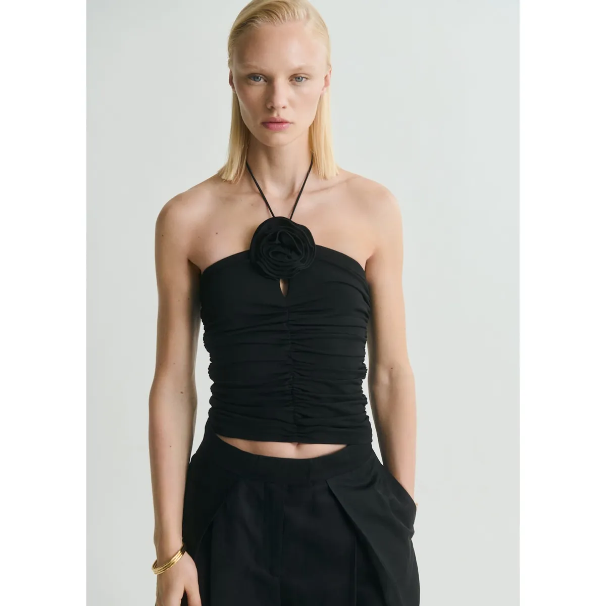 MANGO - Top Halter Mujer Mango