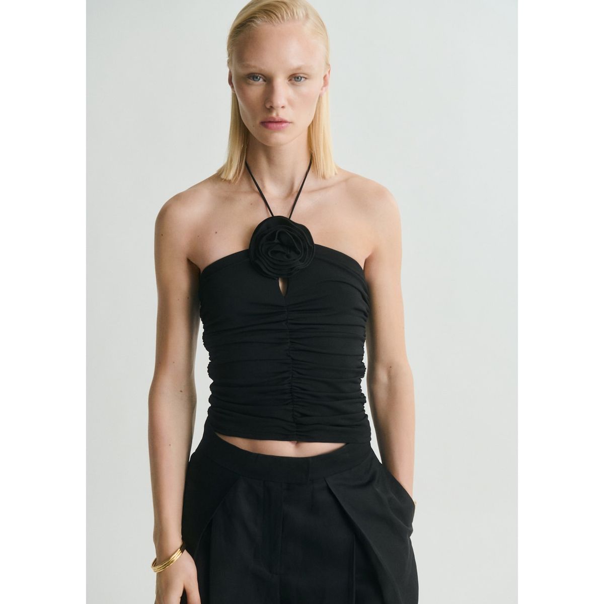 MANGO - Top Halter Mujer Mango