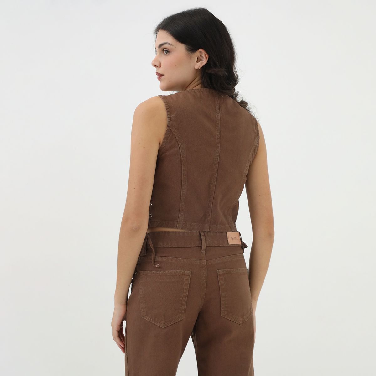 SYBILLA - Chaleco Casual Mujer Sybilla