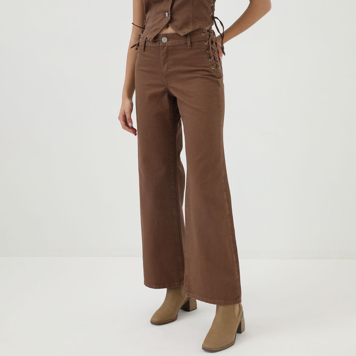 SYBILLA - Jean Wide Leg Mujer Sybilla