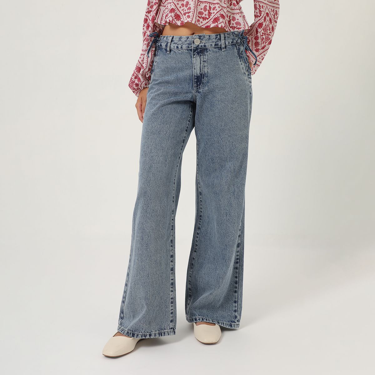 SYBILLA - Jean Wide Leg Mujer Sybilla