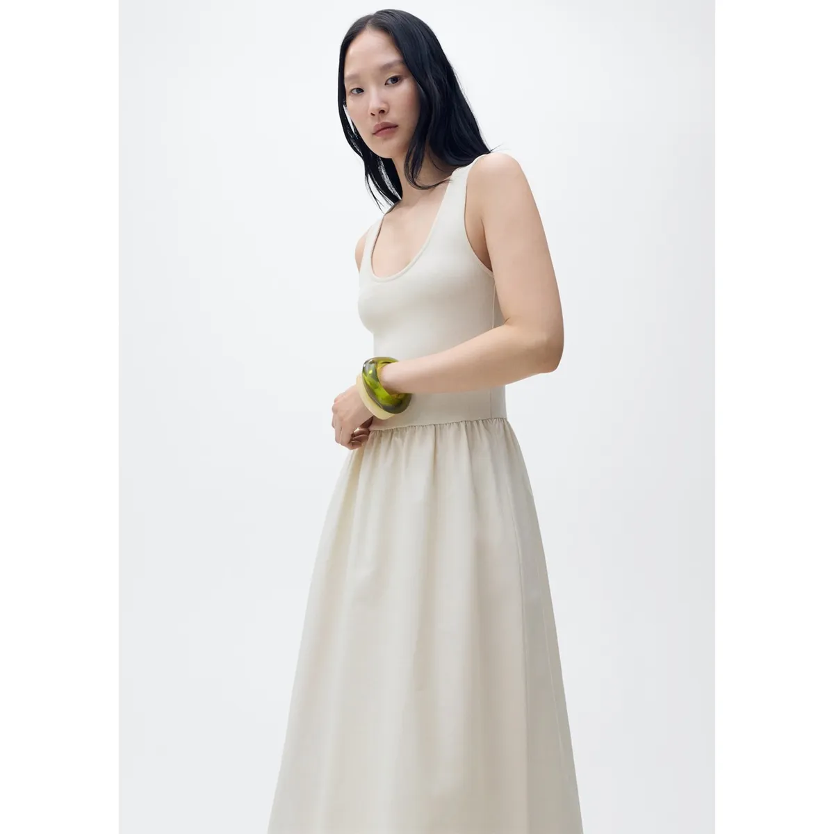 MANGO - Vestido Largo Mujer Mango