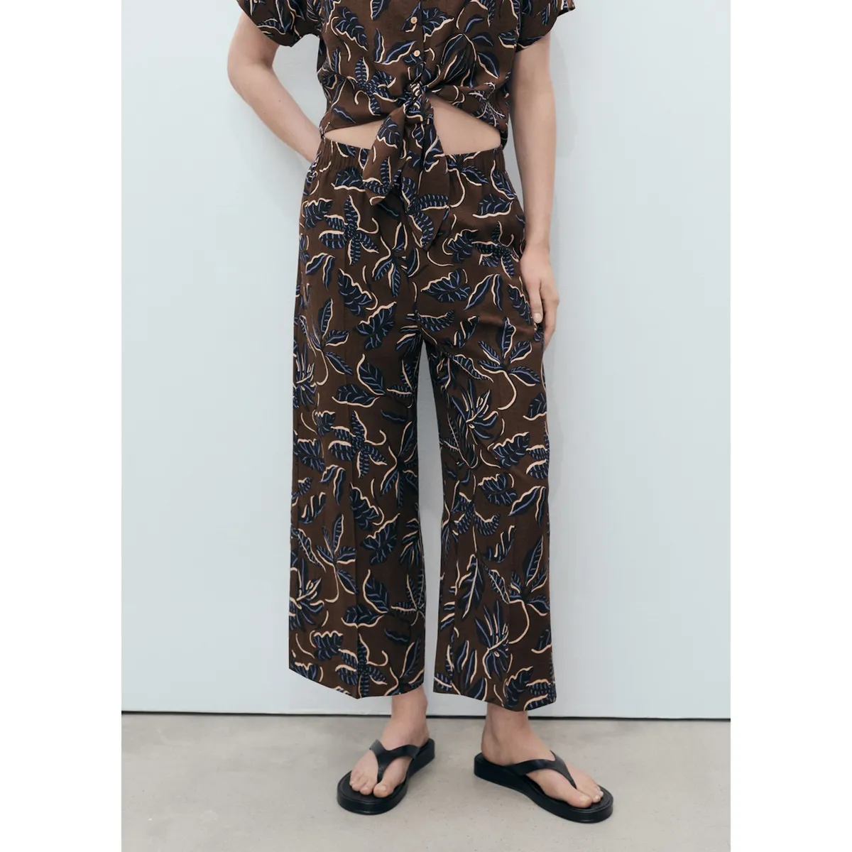 MANGO - Pantalón Culotte Mujer Mango