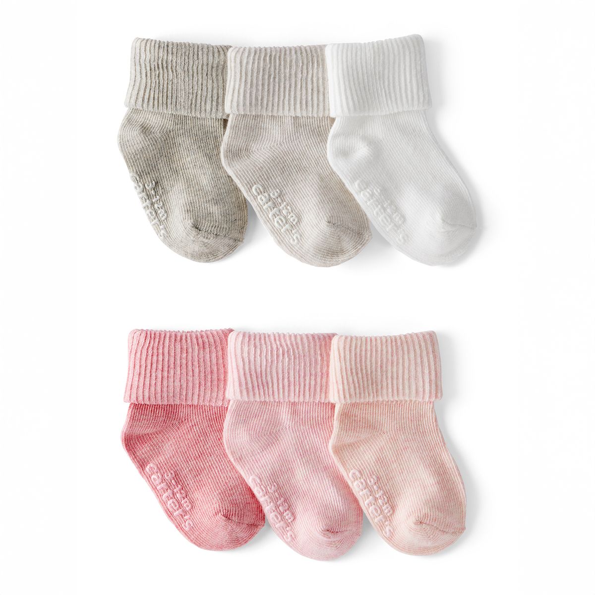 CARTER'S - Medias Bebé Niña Pack X6 Carters