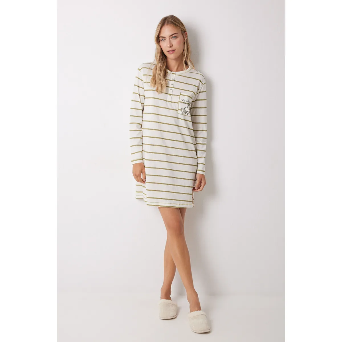 WOMEN SECRET - Pijama Camisero Mujer