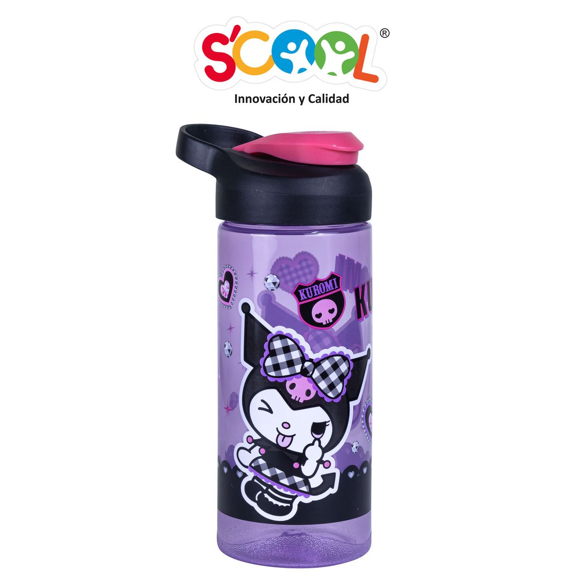SCOOL - Kt Botella S/caña 450ml Kuromi