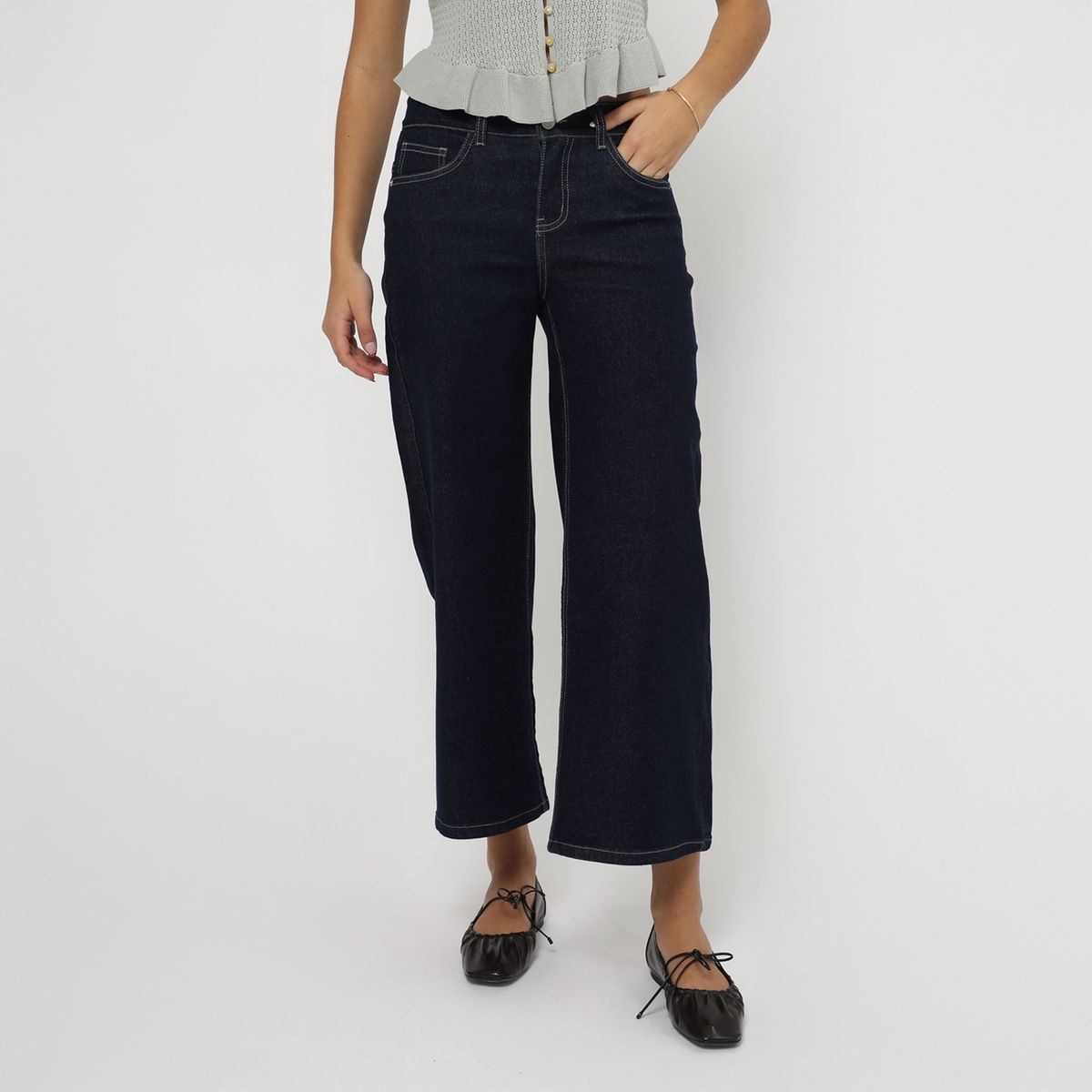 SYBILLA - Jean Wide Leg Mujer Sybilla.