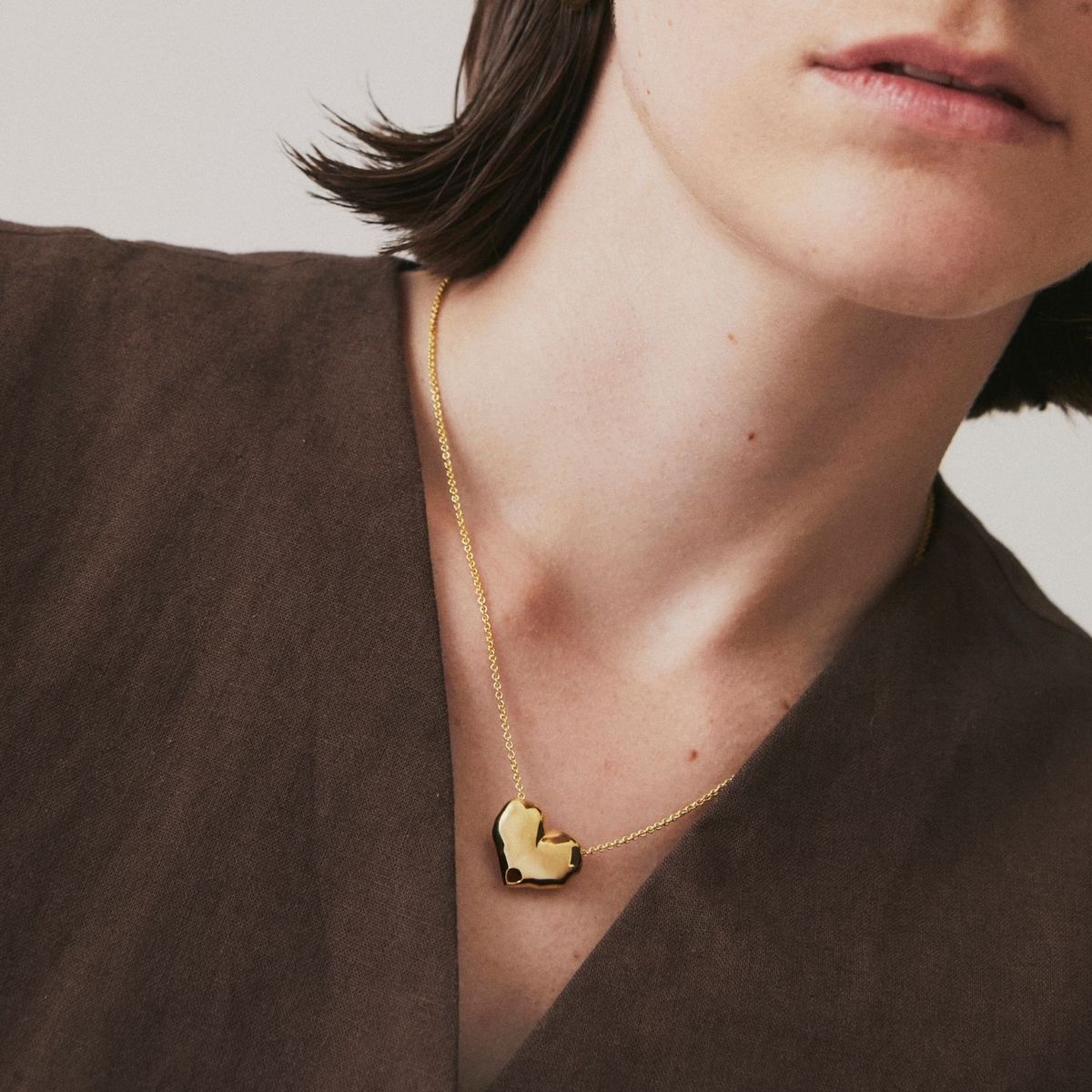 ADRIA - Collar Bettina Plata Oro Amarillo