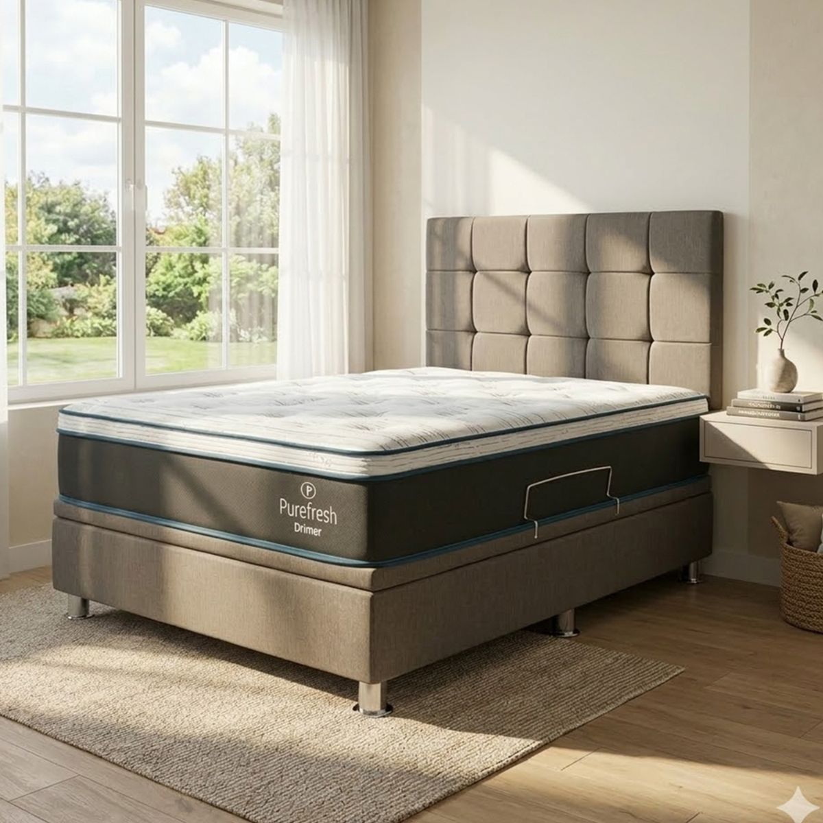 DRIMER - Dormitorio Practibox Pure Fresh 2 Plz  Beige