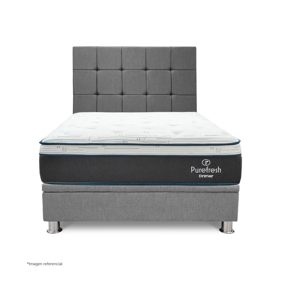 DRIMER - Dormitorio Practibox Pure Fresh 2 Plz Gris