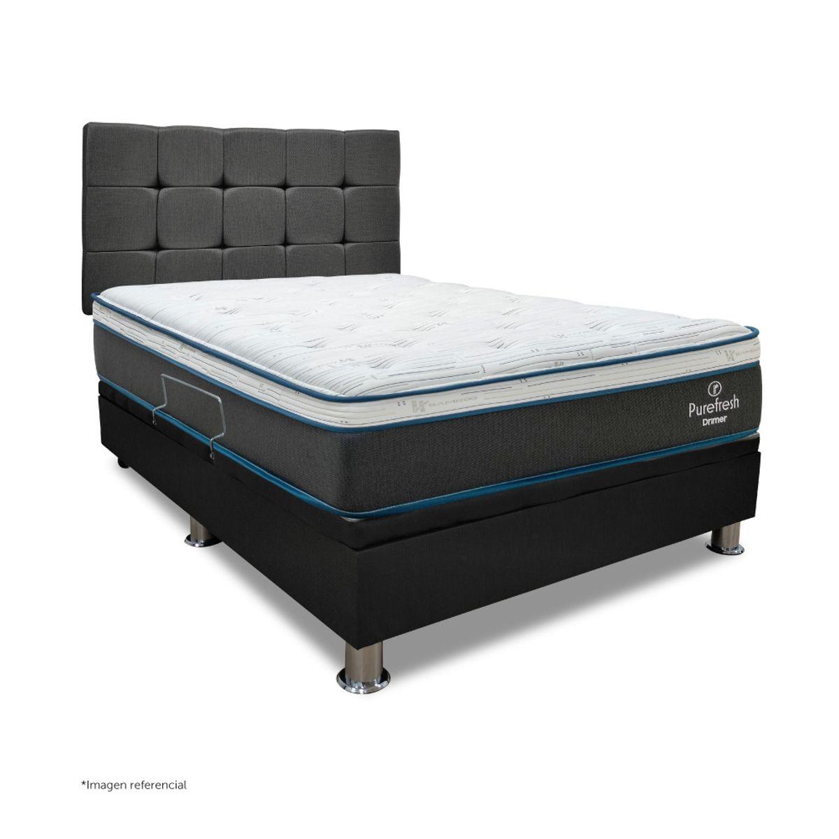 DRIMER - Dormitorio Practibox Pure Fresh 2 Plz Gris