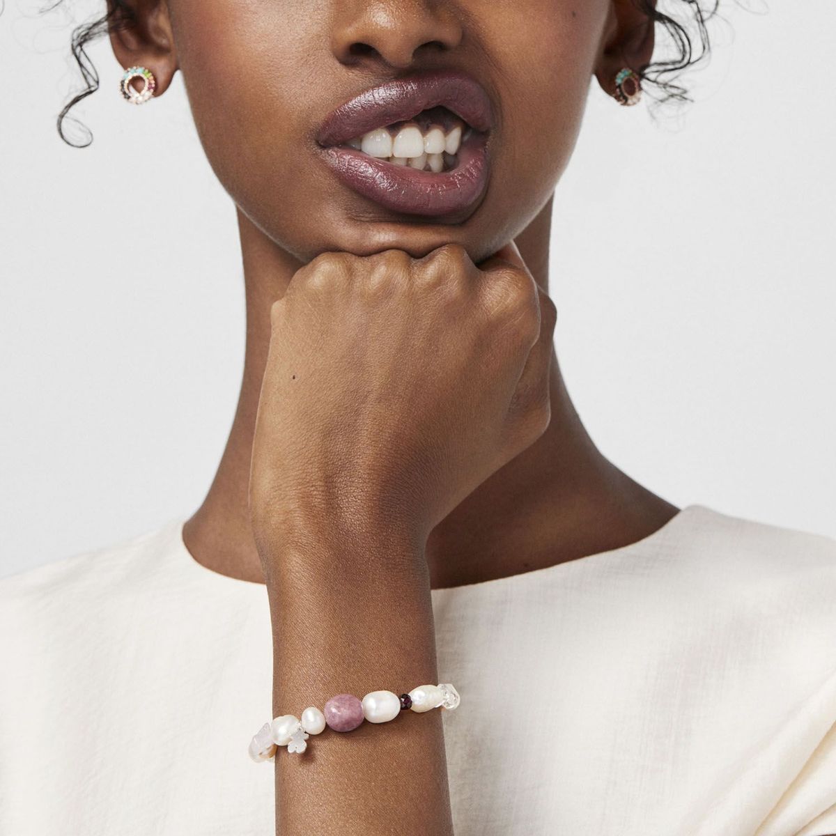 TOUS - Pulsera Perlas Cult.s Oso Oro 1ley