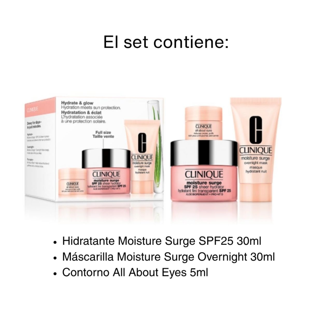 CLINIQUE - Set Hidratación Completa Con Spf25