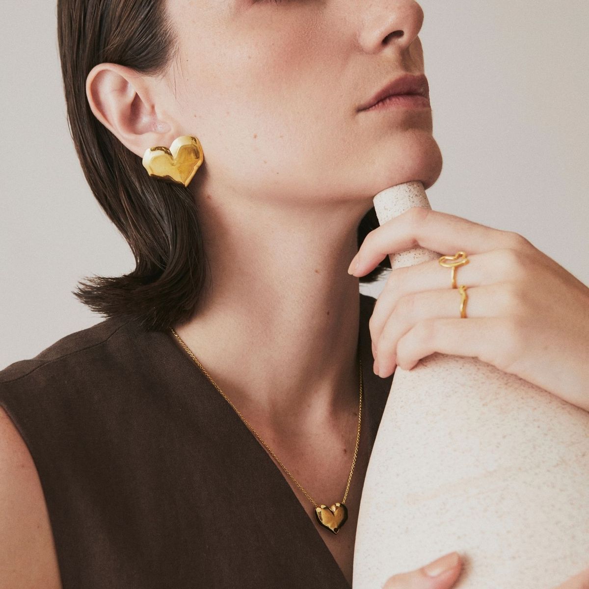 ADRIA - Anillo Della Plata Oro Amarillo