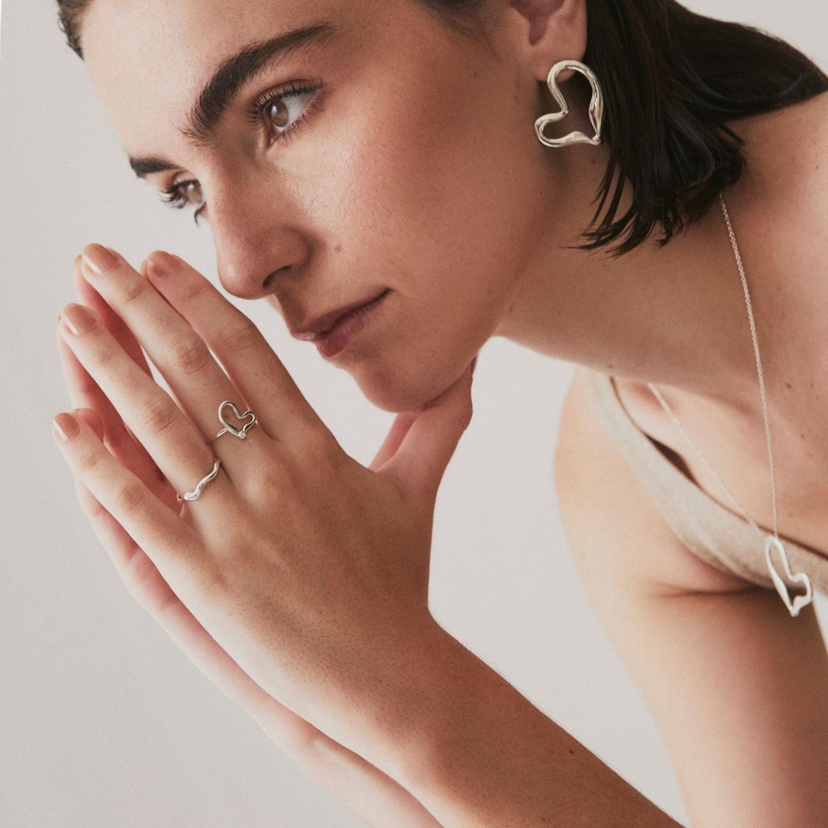 ADRIA - Anillo Ginebra Plata Moissanita