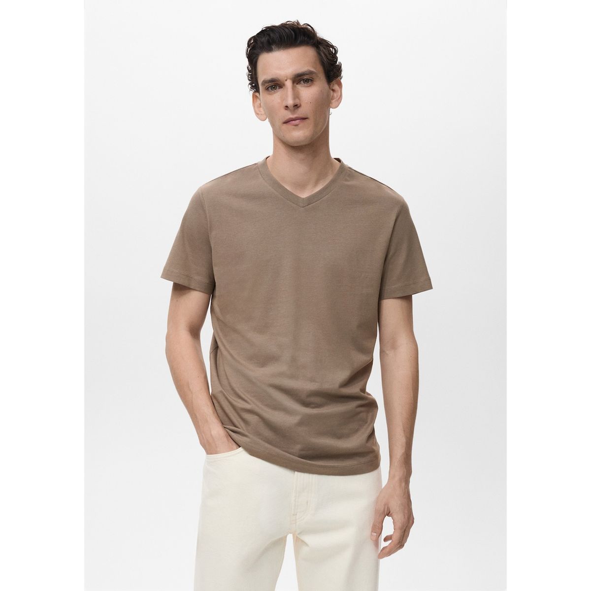 MANGO - Polo Casual Slim Fit 100% Algodón Mango Man