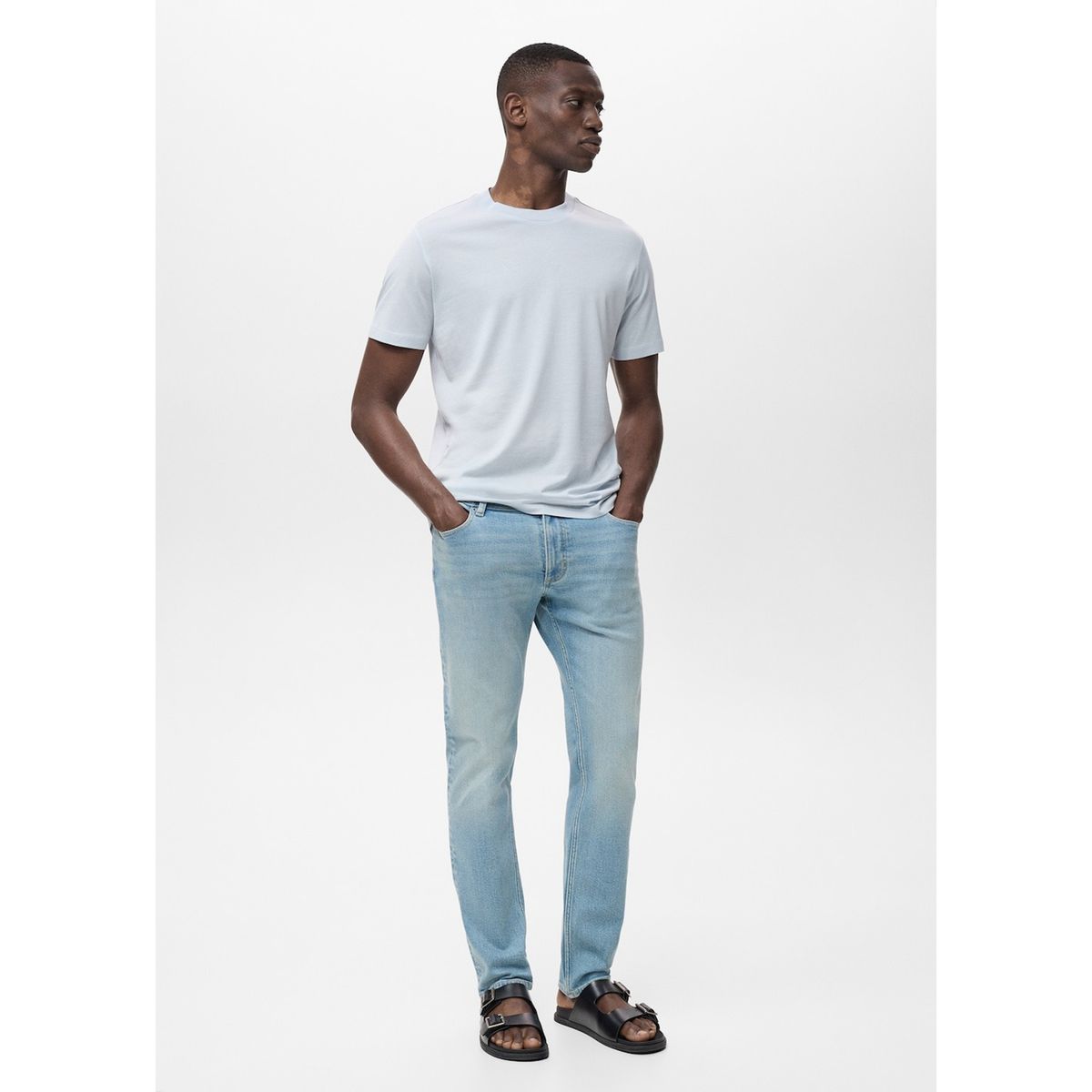 MANGO - Jeans Jan Slim Fit Efecto Desgastado.