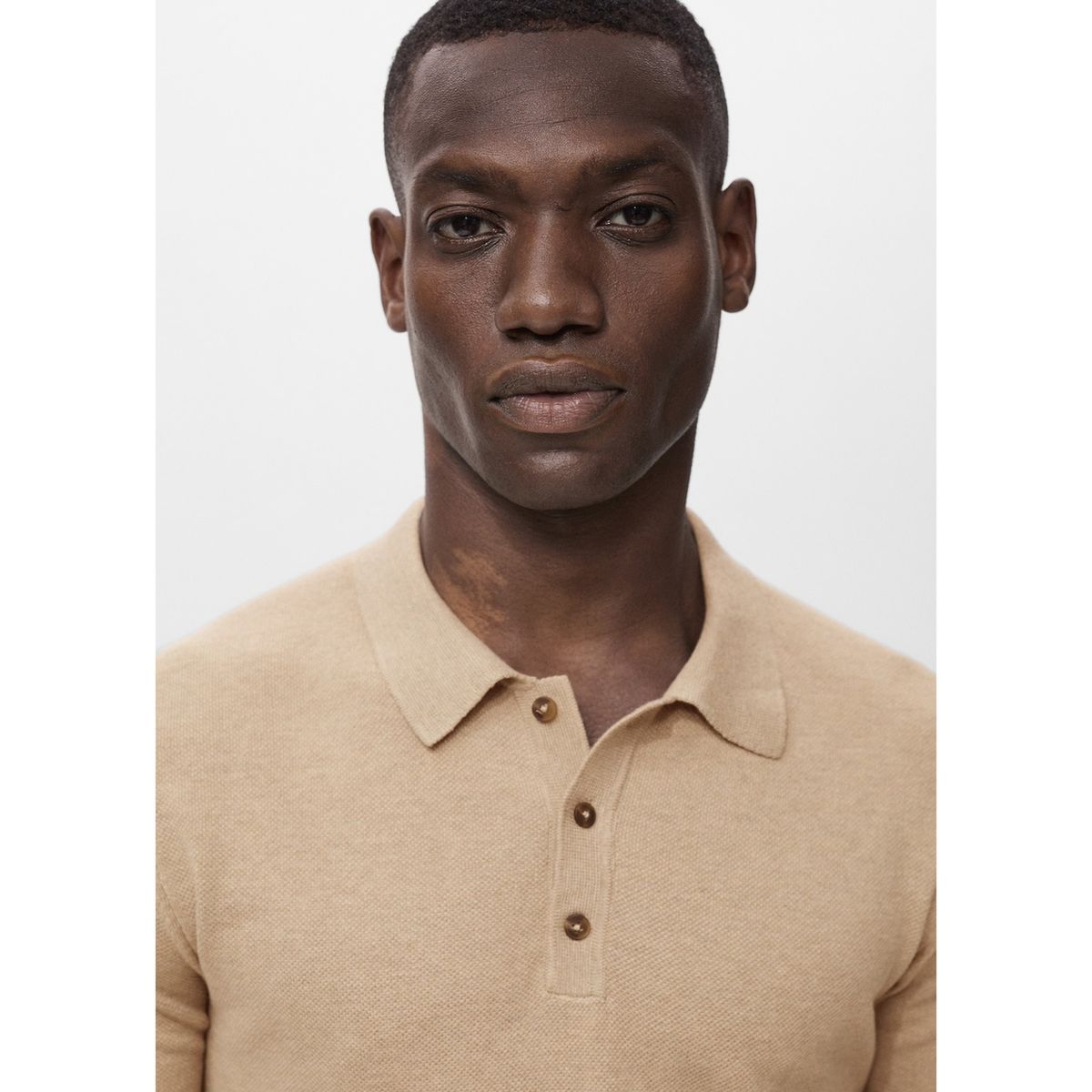 MANGO - Polo Casual Slim Fit Algodón Hombre Man