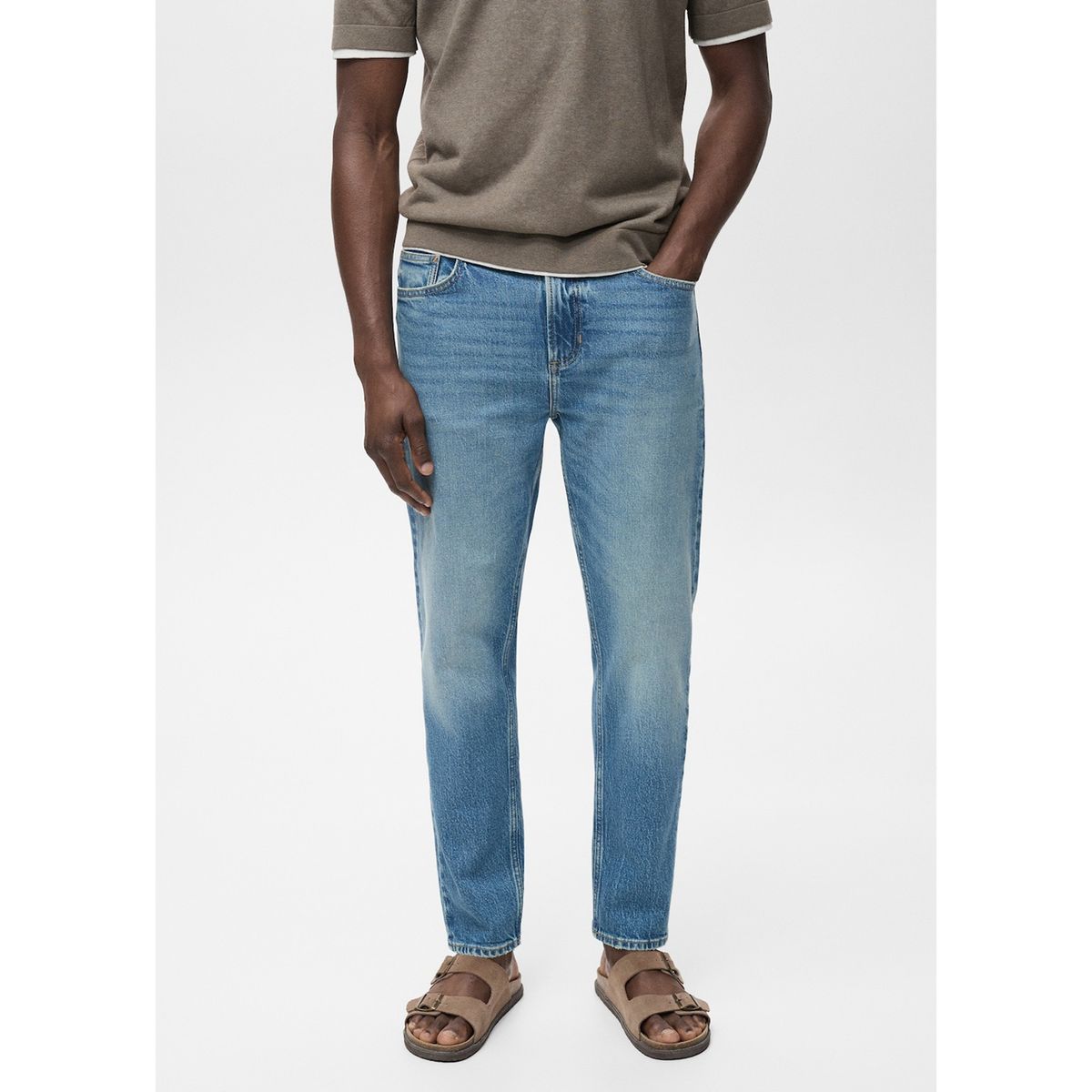 MANGO - Jeans Ben Tapered Fit.