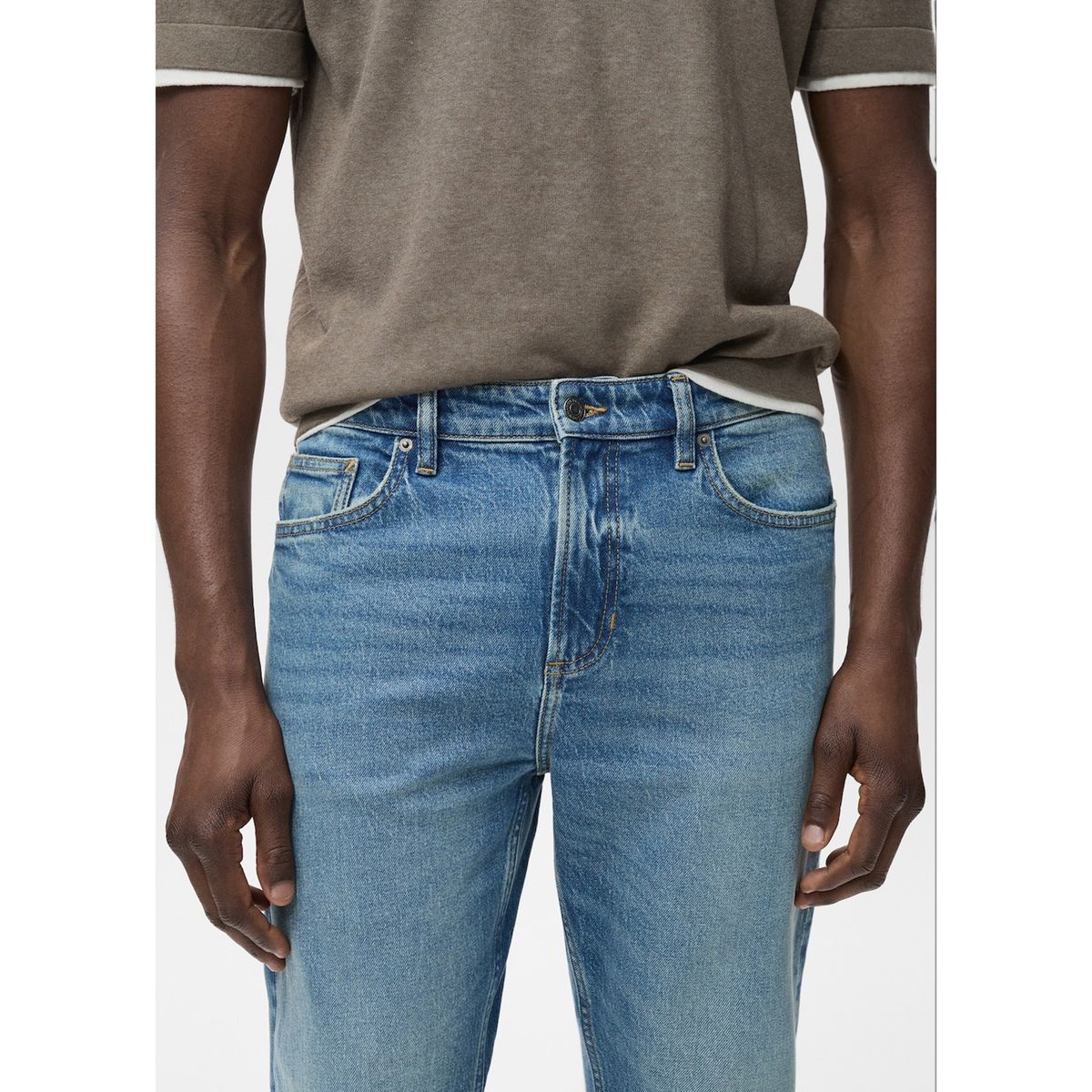 MANGO - Jeans Ben Tapered Fit.