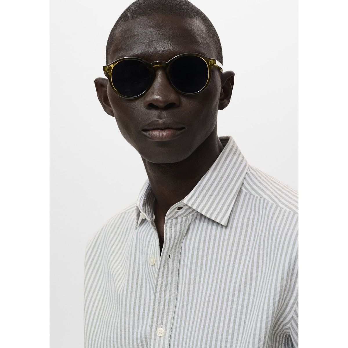 MANGO - Camisa Algodón Regular Fit Hombre Man