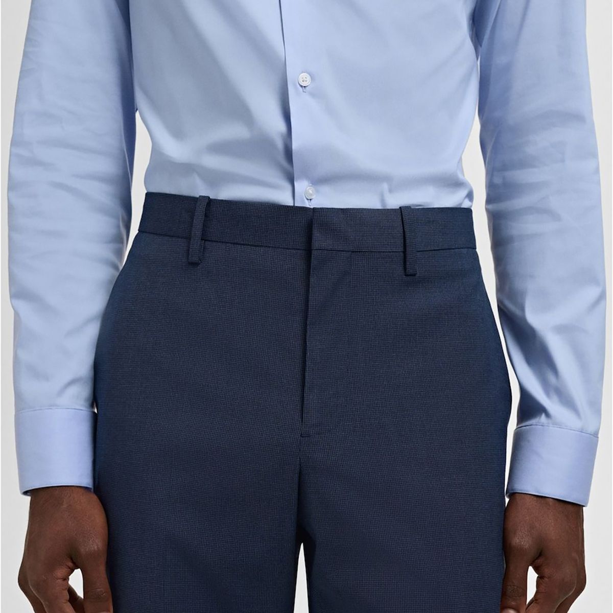 MANGO - Pantalón Traje París Super Slim Fit