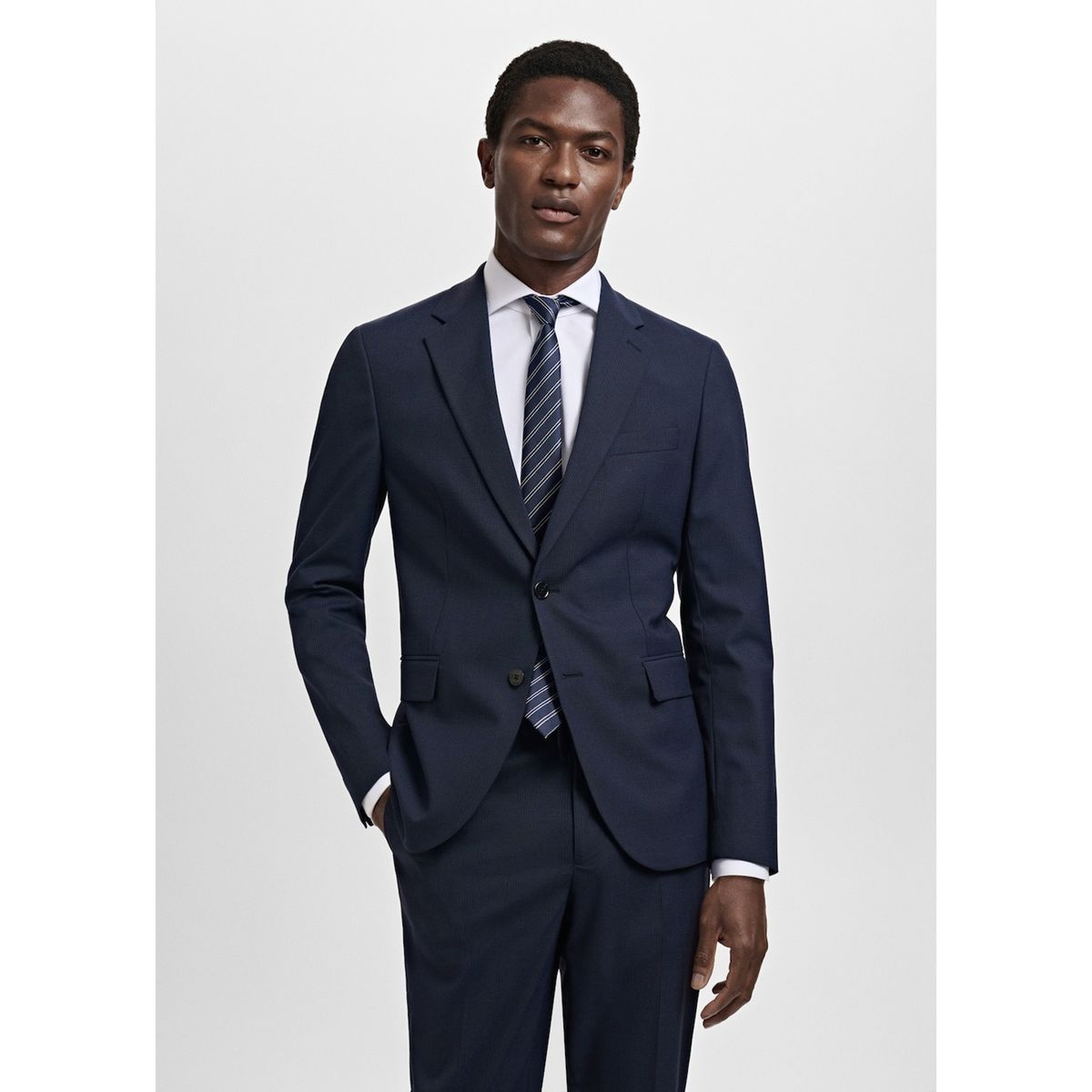 MANGO - Saco Milan Super Slim Fit Hombre Man