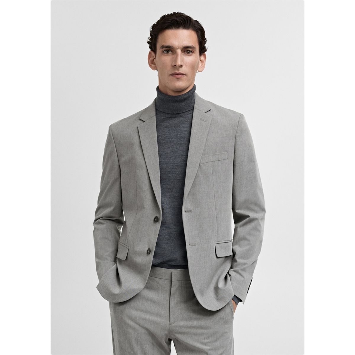 MANGO - Saco Super Slim Fit Hombre Man