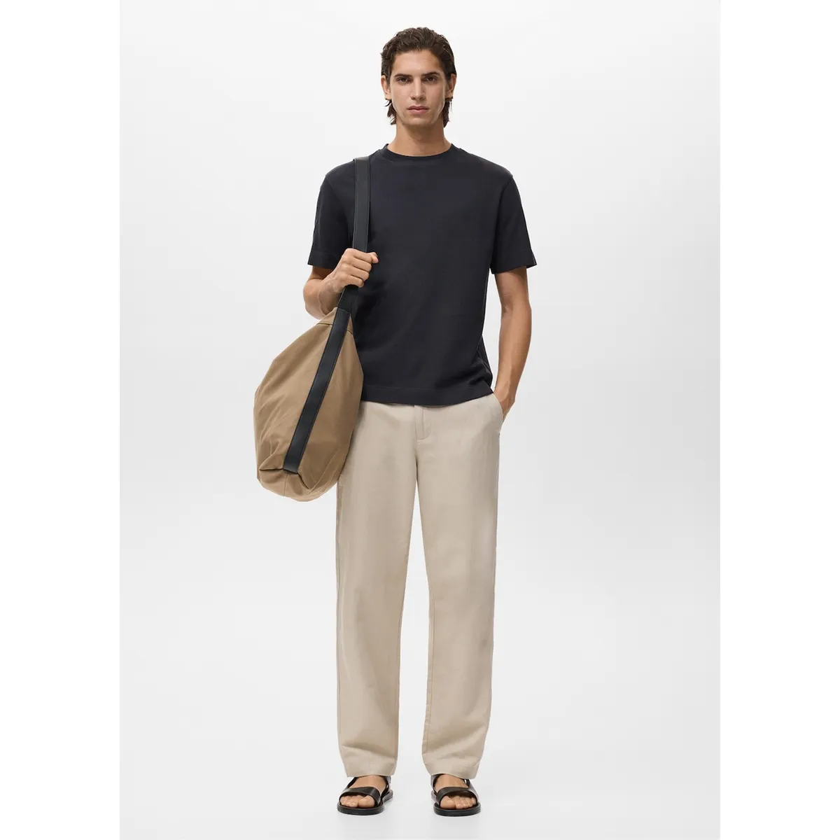 MANGO - Polo Casual Regular 100% Algodón Mango Man