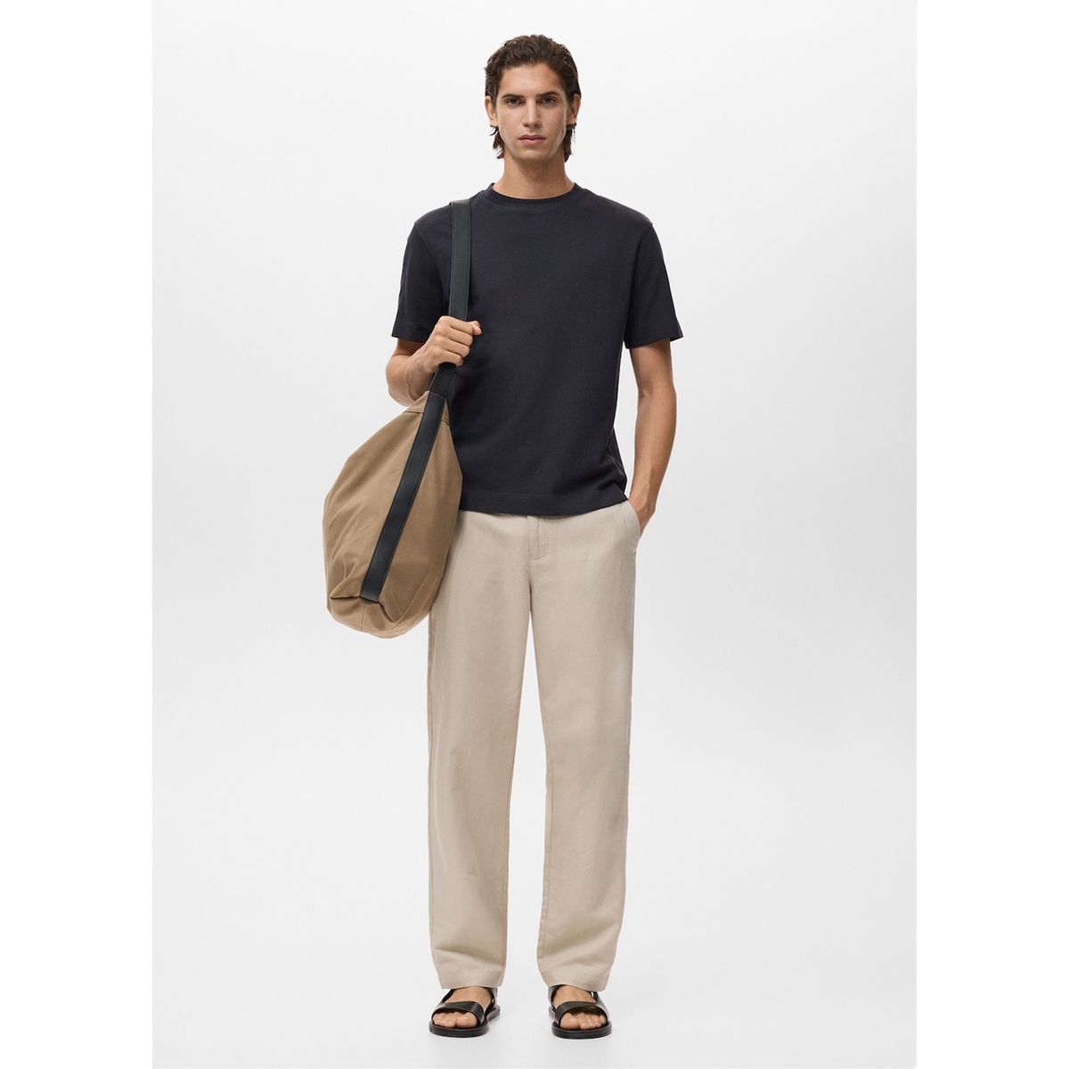 MANGO - Polo Casual Regular 100% Algodón Mango Man