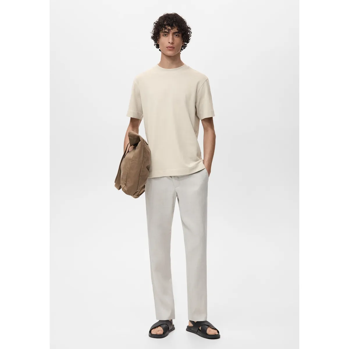 MANGO - Polo Casual Regular 100% Algodón Mango Man