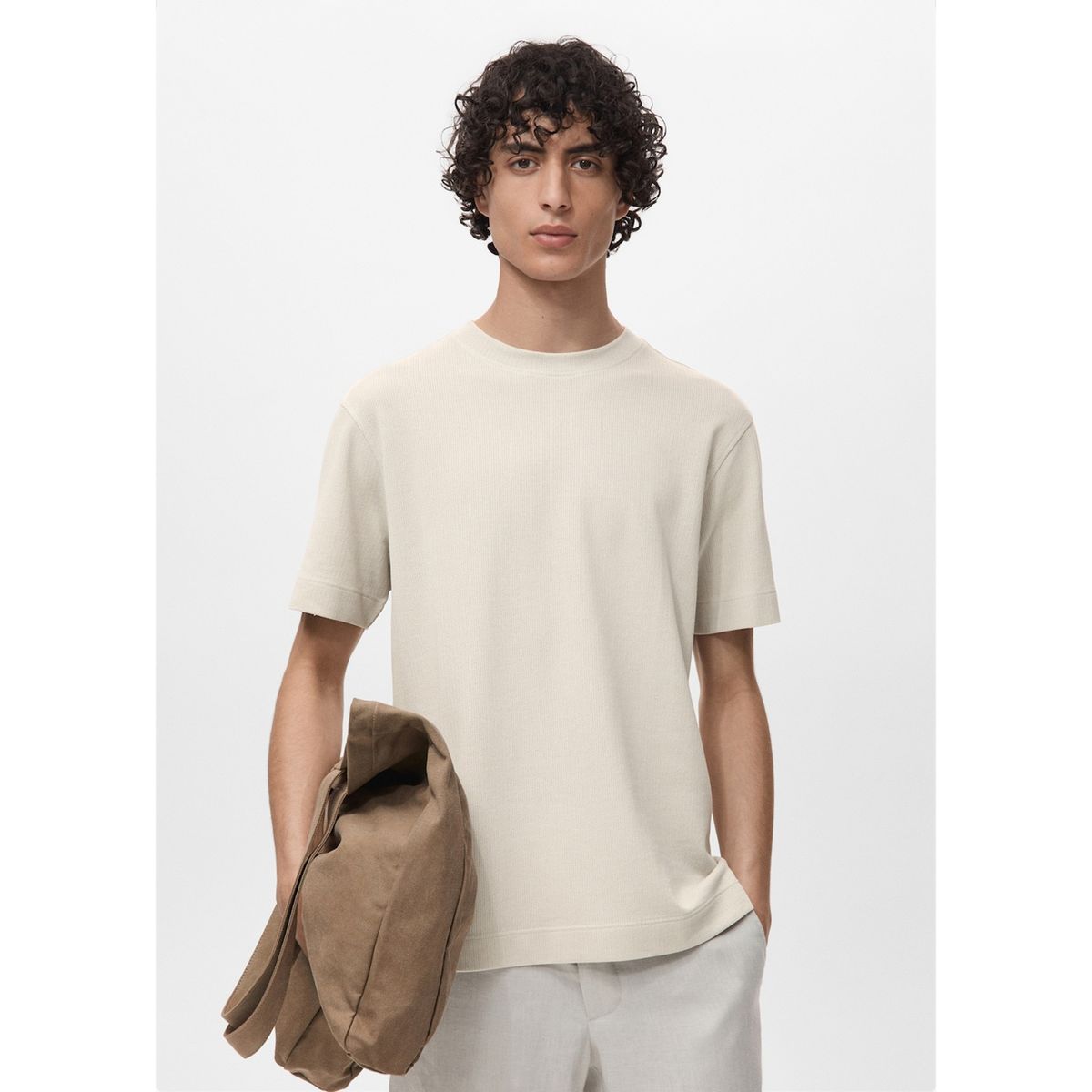 MANGO - Polo Casual Regular 100% Algodón Mango Man