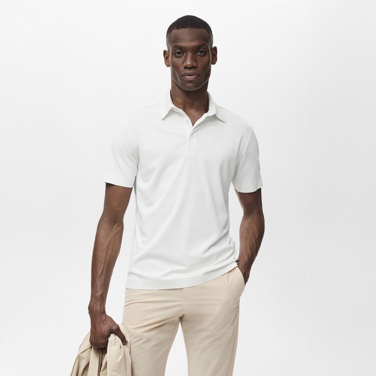 MANGO - Polo Slim Fit Coolmax® Hombre Man