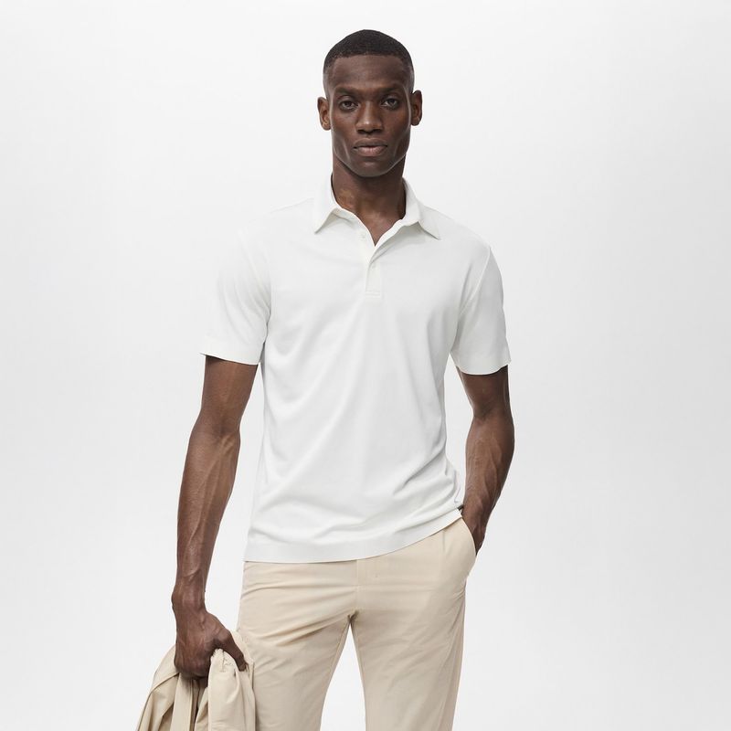 MANGO - Polo Slim Fit Coolmax® Hombre Man