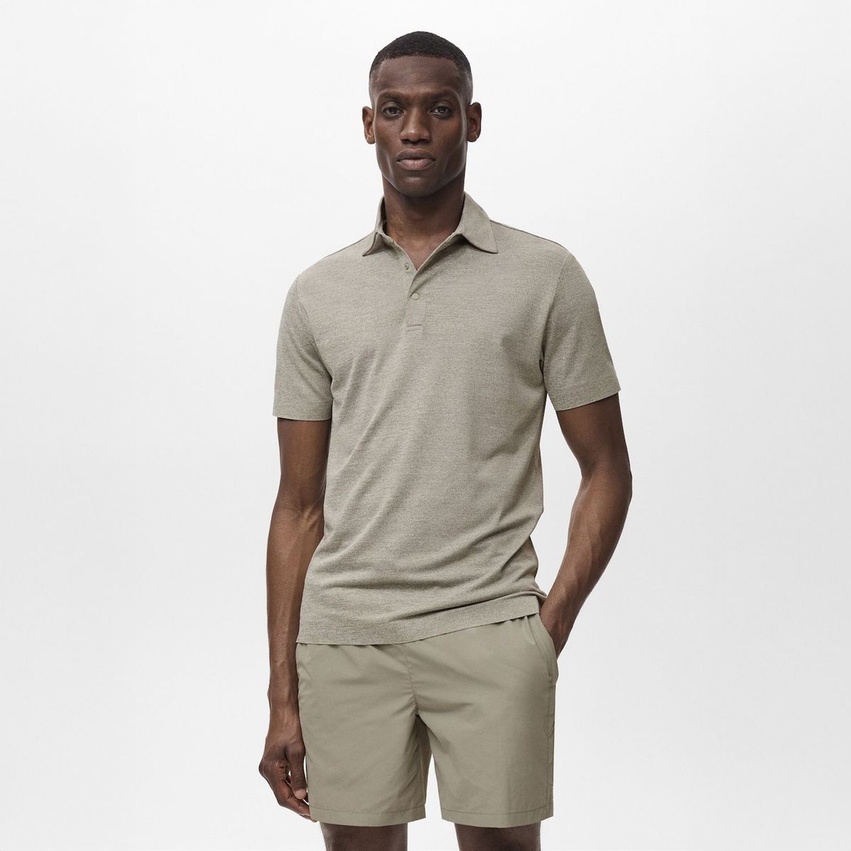 MANGO - Polo Slim Fit Coolmax® Mango Man