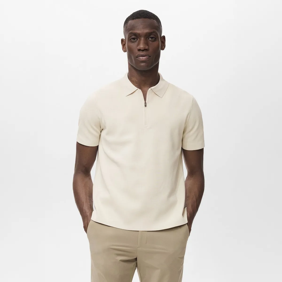 MANGO - Polo Slim Fit Coolmax® Mango Man