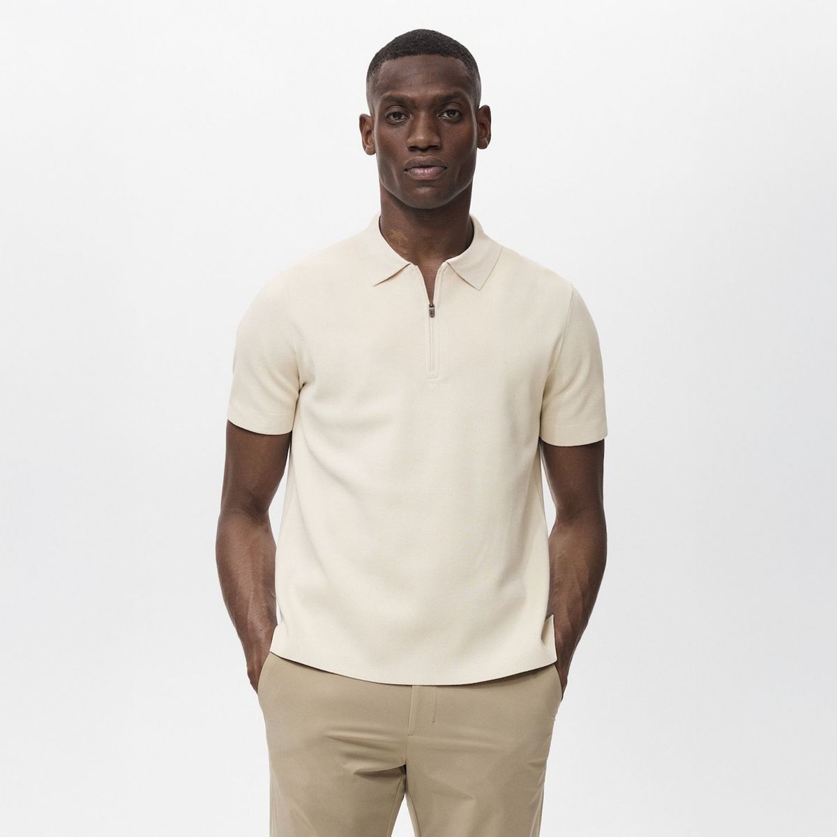 MANGO - Polo Slim Fit Coolmax® Hombre Man