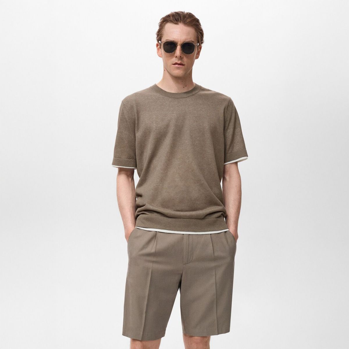 MANGO - Polo Casual Regular Algodón Mango Man