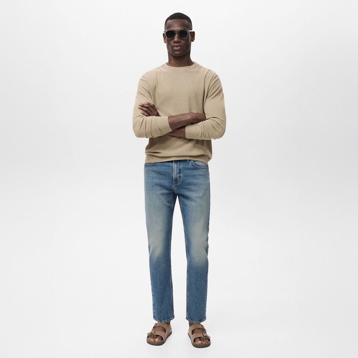 MANGO - Jeans Ben Tapered Fit.