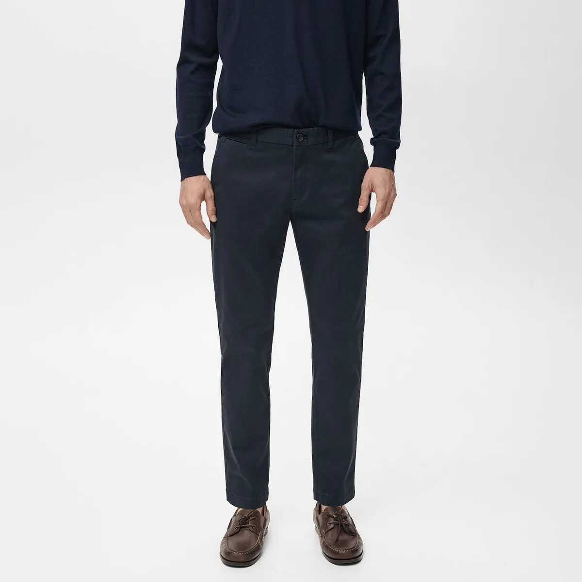 MANGO - Pantalón Prato Chino Cropped Tappered