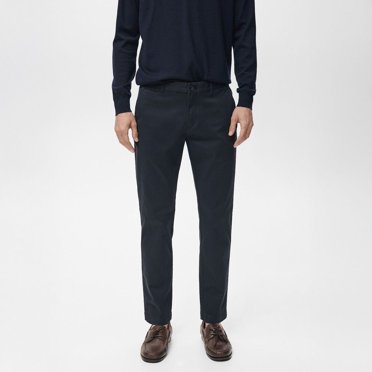 MANGO - Pantalón Prato Chino Cropped Tappered