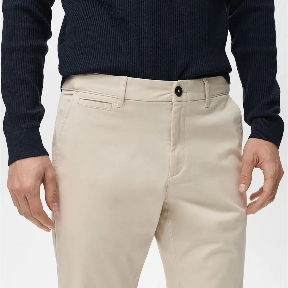 MANGO - Pantalón Prato Chino Cropped Tappered