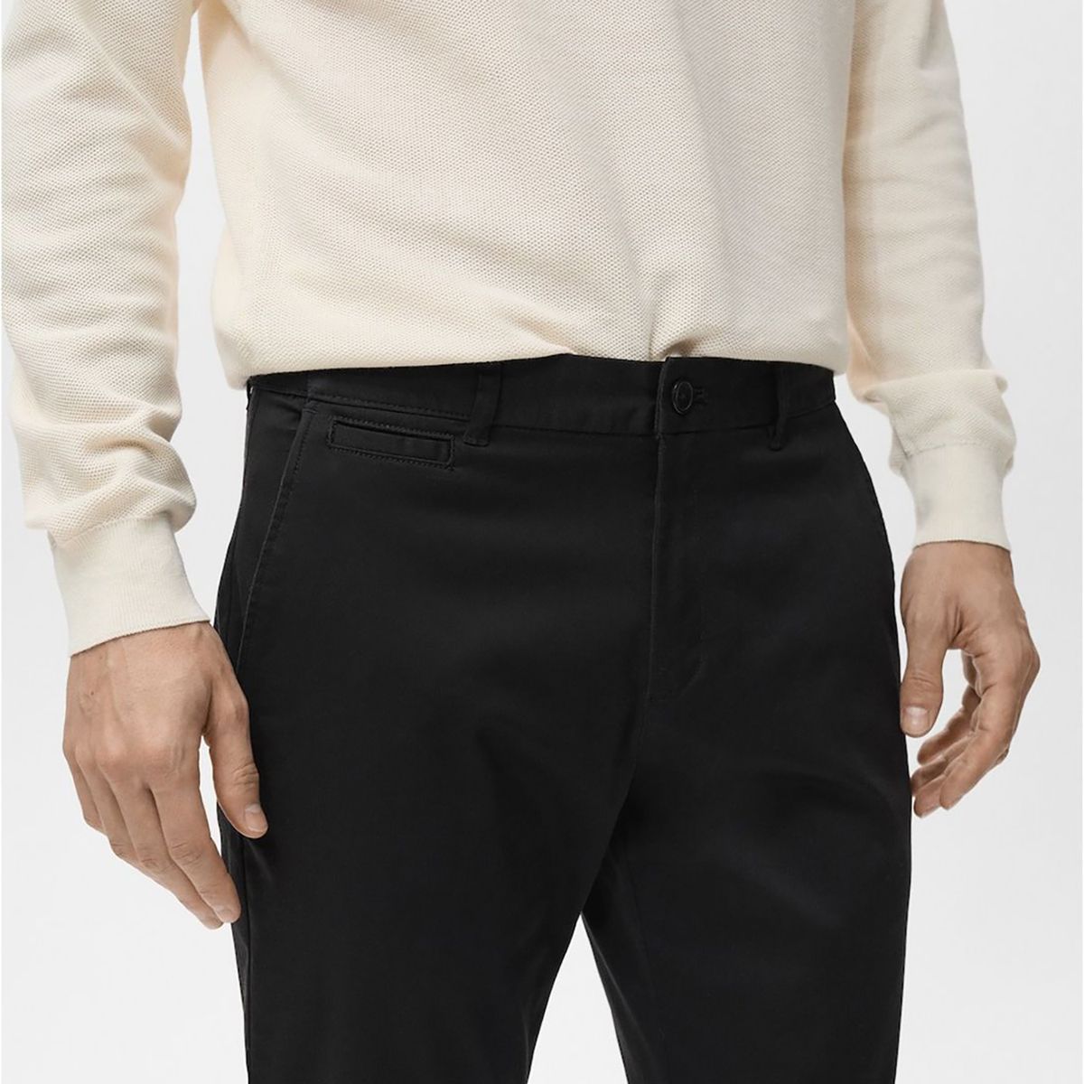 MANGO - Pantalón Prato Chino Cropped Tappered