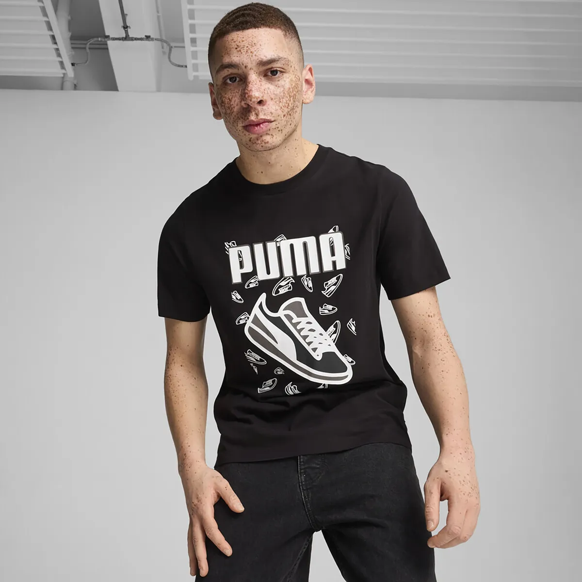 PUMA - Polo Deportivo Hombre Graphics Sneaker Tee