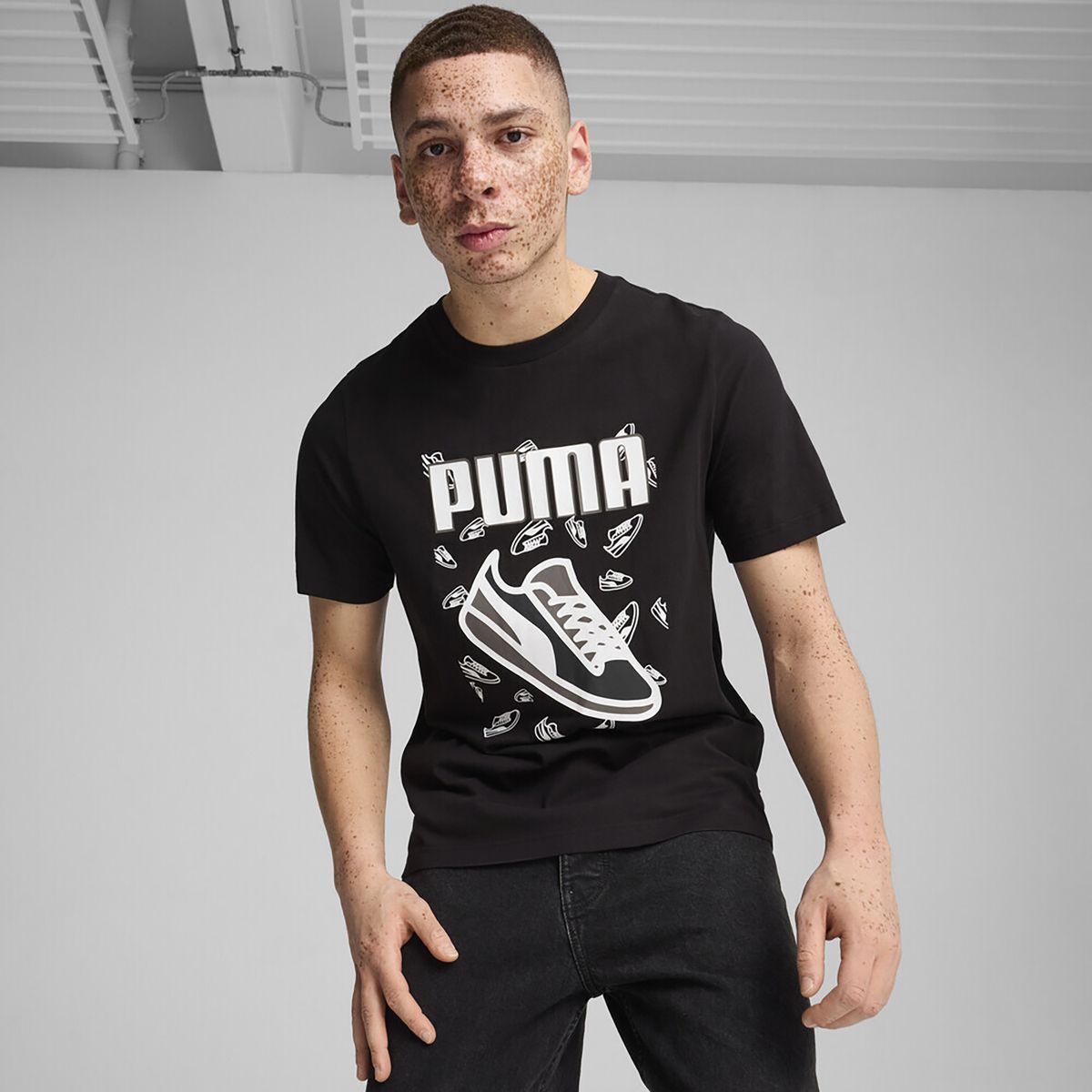 PUMA - Polo Deportivo Hombre Graphics Sneaker Tee