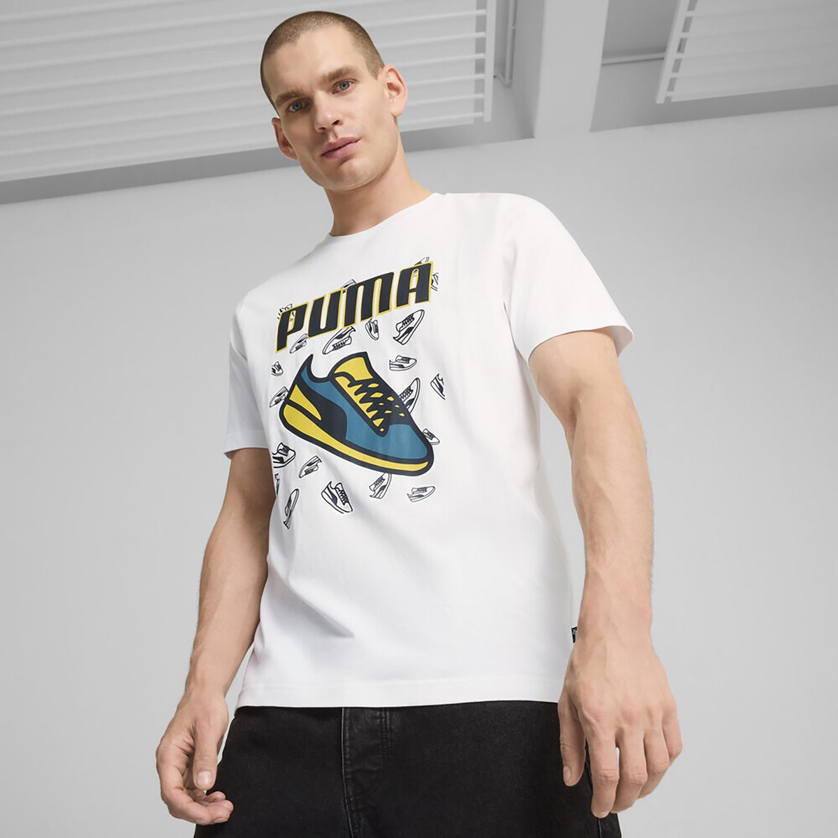 PUMA - Polo Deportivo Hombre Graphics Sneaker Tee