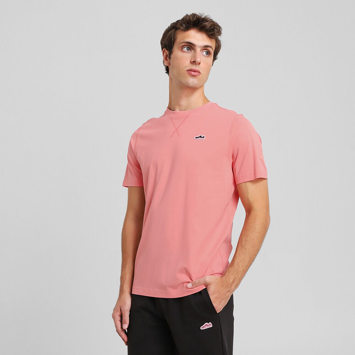 PUMA - Polo Deportivo Hombre Wardrobe Ess Suede Tee