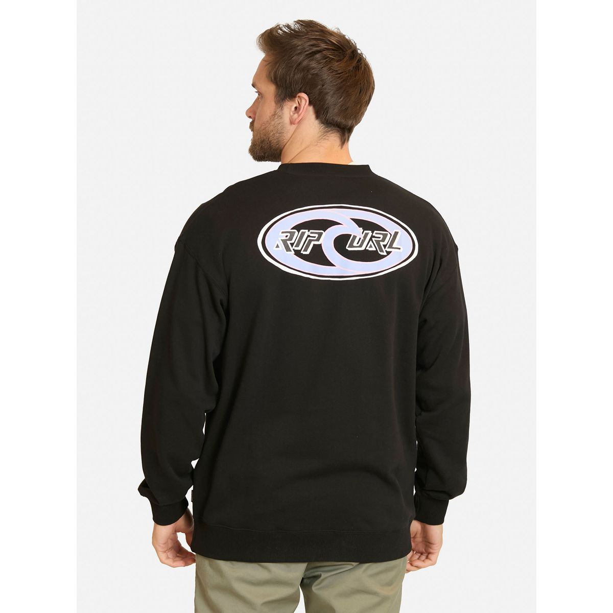 RIP CURL - Polera Fullzipper Algodón Hombre Rip Curl